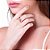 ANEL FOLHEADO A OURO ARO LISO COM APLICAÇÃO DE RHODIUM ROMMANEL 510486 - Imagem 2