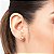 BRINCO FOLHEADO A OURO COM PÉROLAS E CRISTAIS. MED 0,6CM ROMMANEL 524070 - Imagem 3