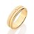 ALIANÇA FOLHEADO A OURO COM DETALHES TRABALHADOS E 1 ZIRCÔNIA 6MM ROMMANEL 511990 - Imagem 1