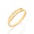 ANEL FOLHEADO A OURO COM A PALAVRA JESUS ROMMANEL 511184 - Imagem 1