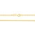 CORRENTE FOLHEADO A OURO FIO MEIA CORDA. MED 60CM ROMMANEL 530302 - Imagem 2