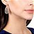 BRINCO FOLHEADO A OURO GOTA DIAMANTADA. MED 3,3CM ROMMANEL 524008 - Imagem 2