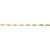 GARGANTILHA FOLHEADO A OURO COM PEDRAS COLORIDAS. MED 42CM ROMMANEL 530871 - Imagem 2