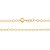 CORRENTE FOLHEADO A OURO FIO CADEADO. MED 42CM ROMMANEL 531151 - Imagem 2