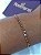 PULSEIRA MASCULINA FOLHEADO A OURO FIO ALTERNADO. MED 18/19CM ROMMANEL 550052 - Imagem 5