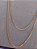CORRENTE FOLHEADO A OURO FIO VENEZIANA. MED 50CM ROMMANEL 531311 - Imagem 4
