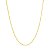 CORRENTE FOLHEADO A OURO FIO MEIA CORDA. MED 42CM ROMMANEL 530300 - Imagem 1