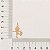 PINGENTE FOLHEADO A OURO MENINO COM BOLA. MED 2,4CM ROMMANEL 541799 - Imagem 2