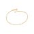 PULSEIRA FOLHEADO A OURO COM PÉROLAS. MED 20CM ROMMANEL 550687 - Imagem 1