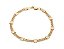 PULSEIRA FOLHEADO A OURO FIO TRIPLO COM BOLINHAS. MED 18/20CM ROMMANEL 551063 - Imagem 1