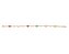PULSEIRA FOLHEADO A OURO CRISTAIS COLORIDOS. MED 20CM ROMMANEL 551275 - Imagem 1