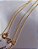CORRENTE FINA FOLHEADO A OURO FIO CADEADO. MED 42CM ROMMANEL 531638 - Imagem 5