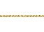 PULSEIRA FOLHEADO A OURO FIO GRUMET DUPLA. MED 18CM/19CM ROMMANEL 550252 - Imagem 2