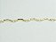 PULSEIRA FOLHEADO A OURO FORMADA POR FIO PALITO. MED 18/19CM ROMMANEL 550422 - Imagem 1
