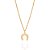 PINGENTE FERRADURA FOLHEADO A OURO. MED 2,30CM ROMMANEL 542085 - Imagem 2