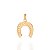 PINGENTE FERRADURA FOLHEADO A OURO. MED 2,30CM ROMMANEL 542085 - Imagem 1