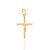 PINGENTE INFANTIL FOLHEADO A OURO COM CRISTO. MED 1,7CM ROMMANEL 540002 - Imagem 1
