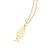 PINGENTE FOLHEADO A OURO JESUS. MED 3CM ROMMANEL 541859 - Imagem 2