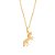 PINGENTE MASCULINO FOLHEADO A OURO CAVALO. MED. 2,50MM ROMMANEL 542046 - Imagem 3