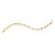 PULSEIRA MASCULINA FOLHEADO A OURO FIO ALTERNADO. MED 19/20/21CM ROMMANEL 551097 - Imagem 1