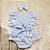 Romper Infantil Frozen Azul Bebê com rendinha - Imagem 5