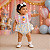 Romper Bebê Menina Palhacinha Circo com Laço - Imagem 3