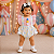 Romper Bebê Menina Palhacinha Circo com Laço - Imagem 1