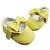 Sapatinho Princesa com Lacinho de Coração - Amarelo - Imagem 3