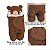 Saco de Dormir Para Bebê - Marrom Chocolate - Imagem 2
