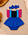 Romper Anna com Saia e Faixa para Bebê Menina - Imagem 1