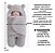 Saco De Dormir Bebê Enroladinho Modelo Panda Conforto Lindo - Imagem 7