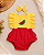 Romper Melancia com Laço para Bebê Menina - Imagem 1