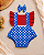 Romper Bebê Galinha Pintadinha com Laço - Imagem 1