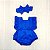 Romper Liso Azul Royal com Faixa - Imagem 2