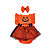 Romper Hallowen Bebê com Lacinho - Imagem 1