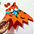 Romper Pedrita Fantasia Vestido com Cinto de Ossinho - Imagem 5