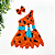 Romper Pedrita Fantasia Vestido com Cinto de Ossinho - Imagem 2