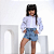 Camisa Blusa Social Infantil Manga Longa Princesa - Imagem 9