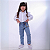 Camisa Blusa Social Infantil Manga Longa Princesa - Imagem 10