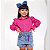 Camisa Blusa Social Infantil Manga Longa Princesa - Imagem 5