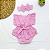 Romper Bebê Rosa Claro Liso Tricoline 100% Algodão - Imagem 3