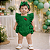 Romper Bebê Menina Cerejinha Verde com Faixa - Imagem 1
