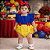 Romper Branca de Neve Bebê Menina com Laço - Imagem 1