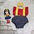 Romper Infantil Mulher Maravilha Azul - Imagem 2