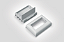 HELLERMANN SMSFP Suporte para Espelho Faceplate 4x2 Unicanal 011808919 - Imagem 1