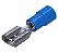 CEMBRE BF-F608 – Terminal Fêmea Pré-Isolado Azul 1,5-2,5mm² | 6,3x0,8mm - Imagem 1