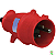 STECK S4076 – Plugue Vermelho 16A 3P+T 380-440V 6H IP44 | Brasilkon - Imagem 1
