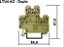 LTU4 4/2 - Conector Parafuso Duplo Bege 4mm² - Imagem 1