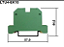 BHS LTU4 10EK – Conector Parafuso de Terra (Verde-Amarelo / 10 mm²) - Imagem 1