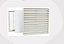 TASCO – Conjunto Grelha + Filtro Padrão 203x203mm RAL7032 - Imagem 1